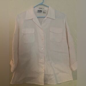 Edward Irish linen button down shirt